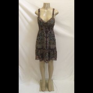 FREE PEOPLE Size 6 Paisley Print BOHO Sun Dress